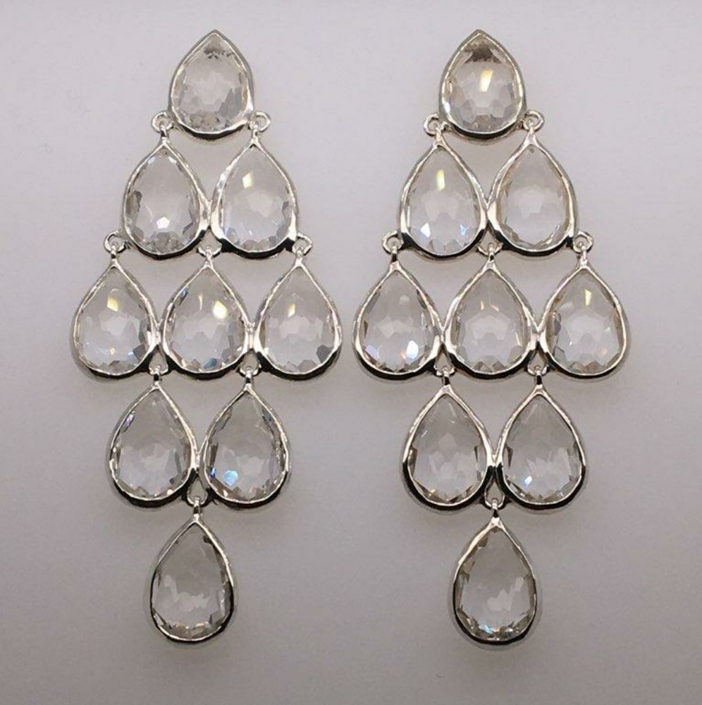 Ippolita Rock Candy Clear Quartz Cascade earring